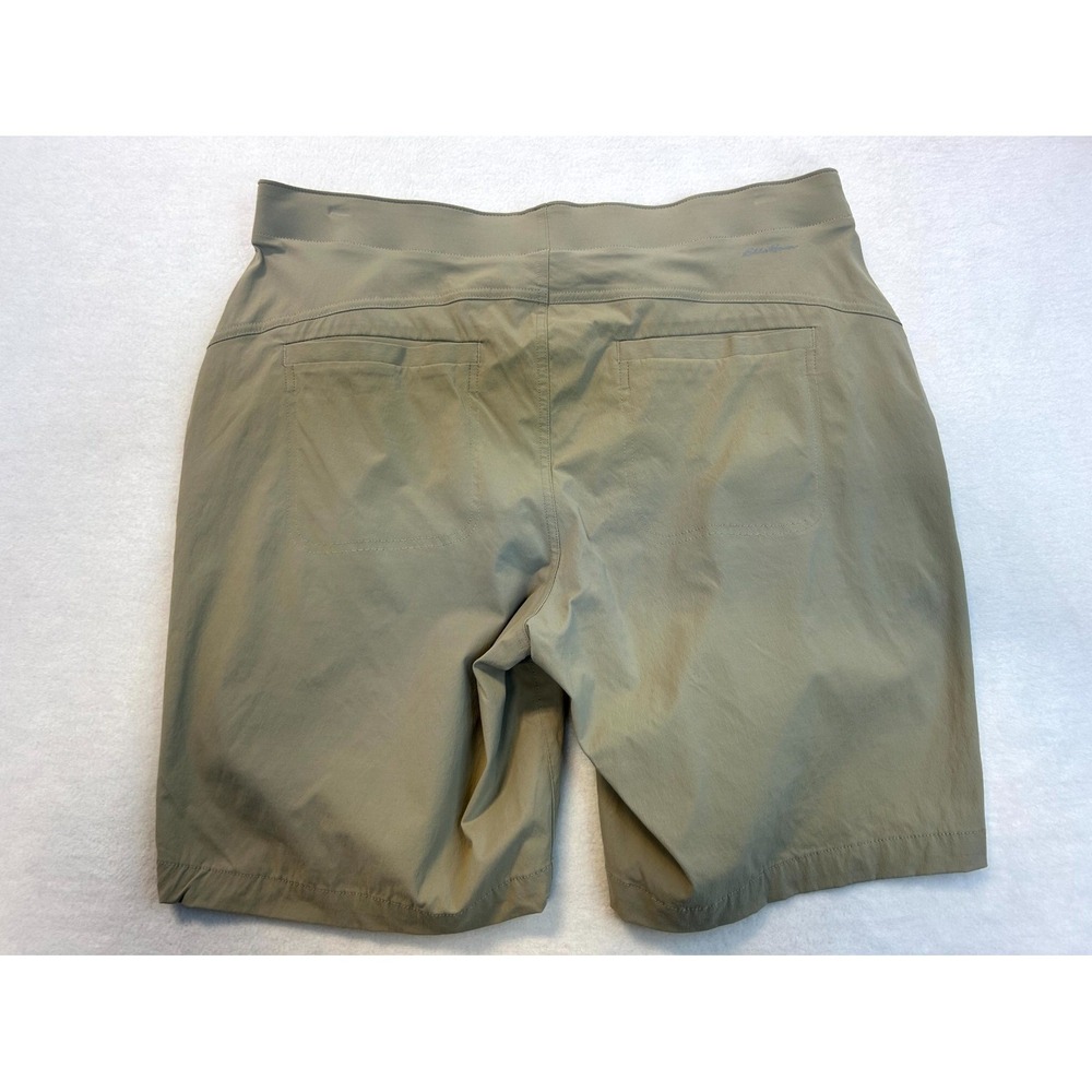 Eddie Bauer Horizon Bermuda Shorts Khaki Colored Tan Women's Size 14 Outdoor - Picture 4 of 15